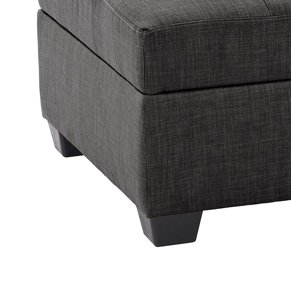 CorLiving Antonio Storage Ottoman in Gray, , large