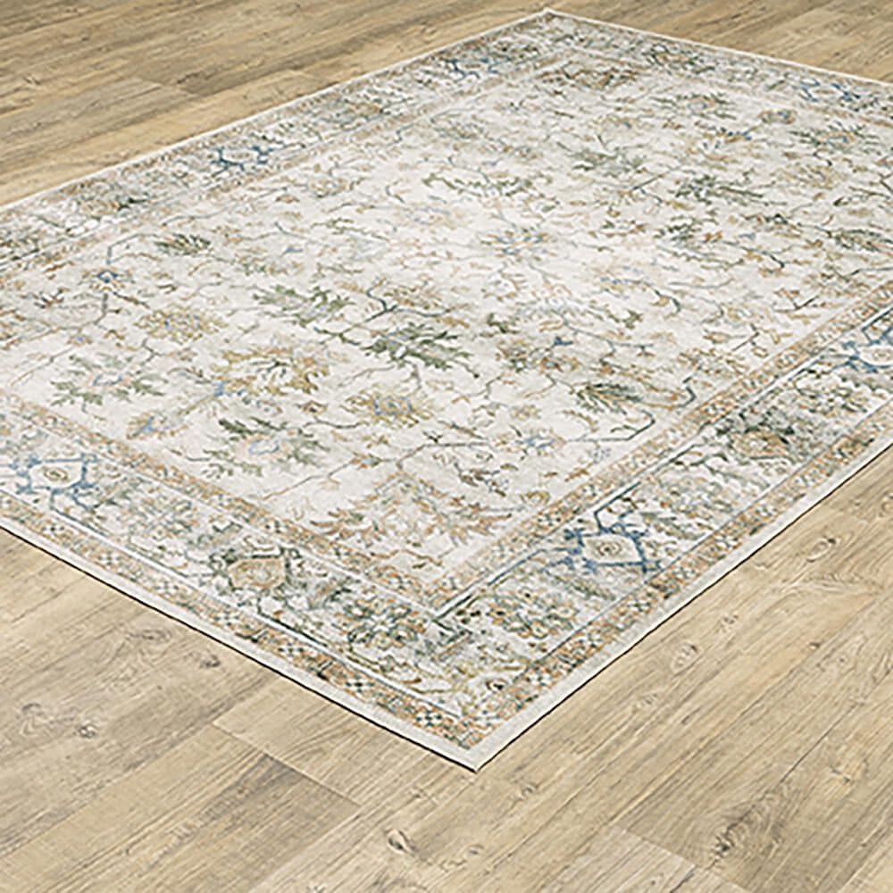 Oriental Weavers Charleston Floral Vines 7&#39;6&quot; x 10&#39; Ivory Area Rug, , large