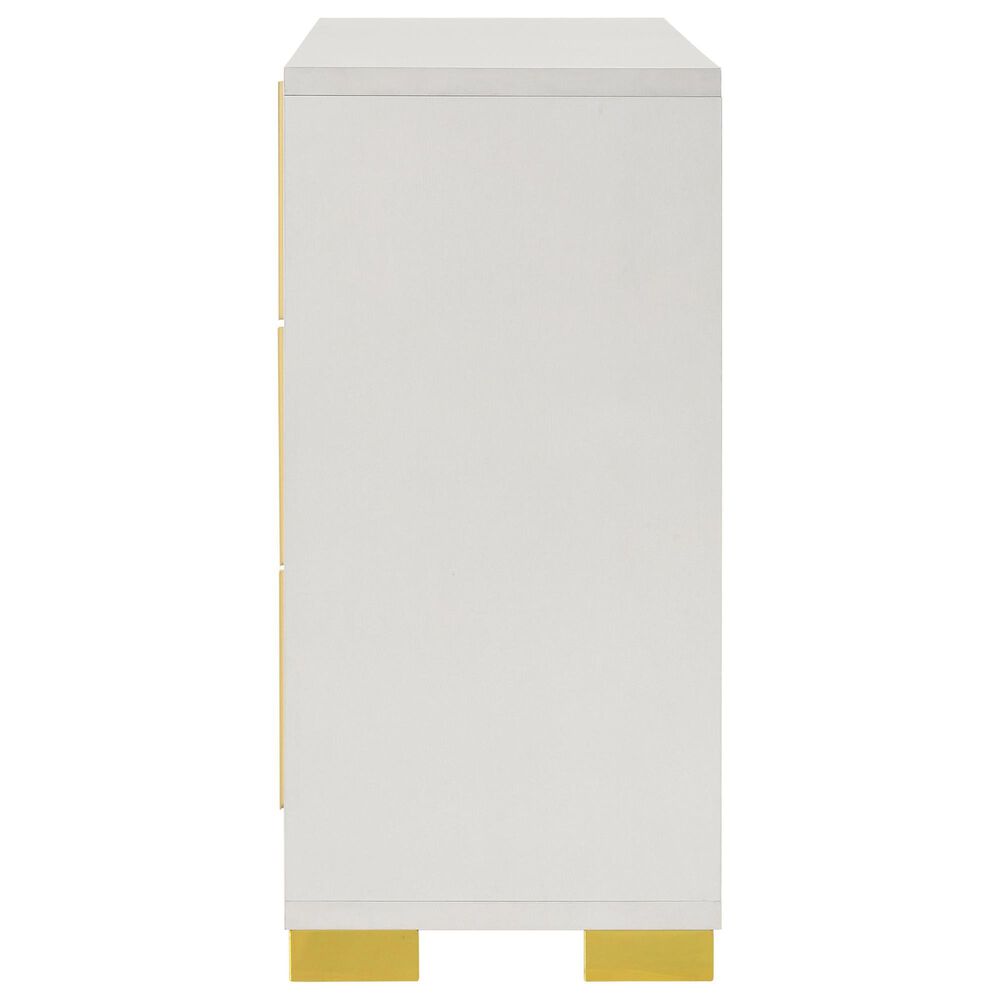 Pacific Landing Marceline 4-Piece King Bed Set in White, , large