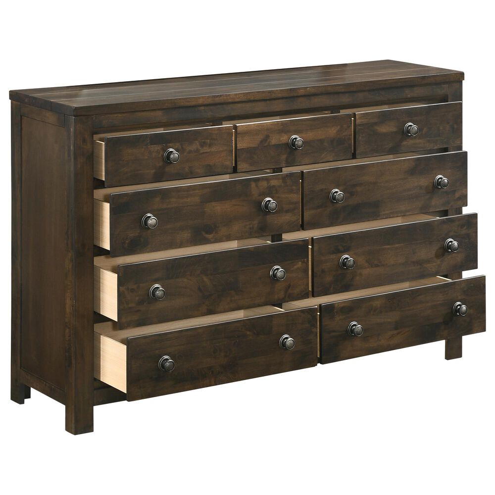 New Heritage Design Blue Ridge 3-Piece Bedroom Set in Rustic Gray, , large