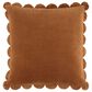 Surya Corduroy Quarters 20" Square Throw Pillow in Chesnut, , large