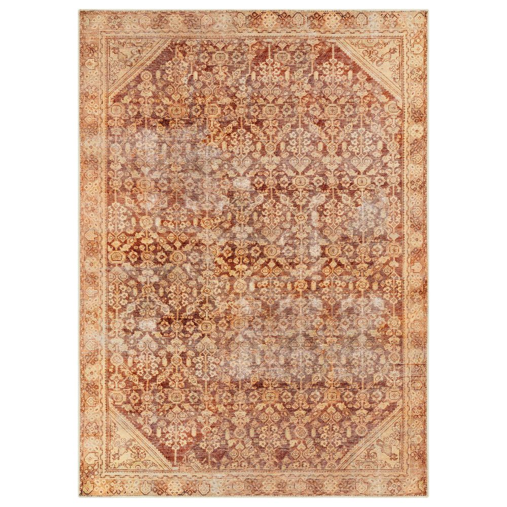 Surya Amelie 2"7" x 7"10" Brown, Saffron, Wheat and Tan Runner, , large