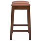 Jennifer Taylor Home Barlow 24.5" Backless Saddle Counter Stool in Bourbon Brown, , large