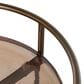 Four Hands Mira Bar Cart-Smoked Brown Cast Glass, , large