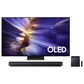 Samsung 77" Class S90F OLED 4K Vision AI - Smart TV with Q-Series 7.1.2 Channel Soundbar System in Graphite Black, Space Titan and Titan Black, , large