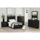 Mayberry Hill Ridgemont Twin Storage Panel Bed in Black, , large