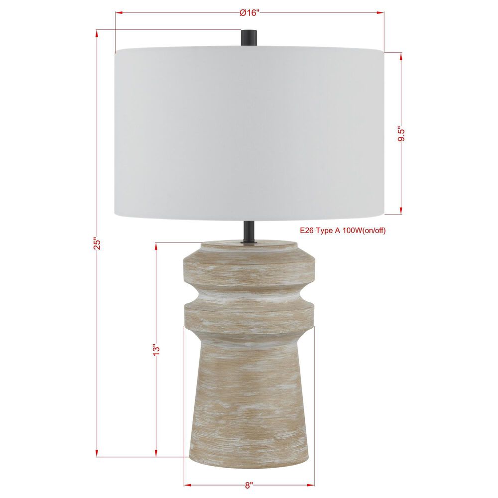 Southern Lighting Wilder Table Lamp in Tan, , large