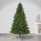 The Gerson Company 7.5" Pre-Lit Artificial Stone Pine with White Lights in Green, , large