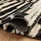Chris Loves Julia x Loloi Alice ALI-03 5"2" x 7"6" Cream and Charcoal Area Rug, , large