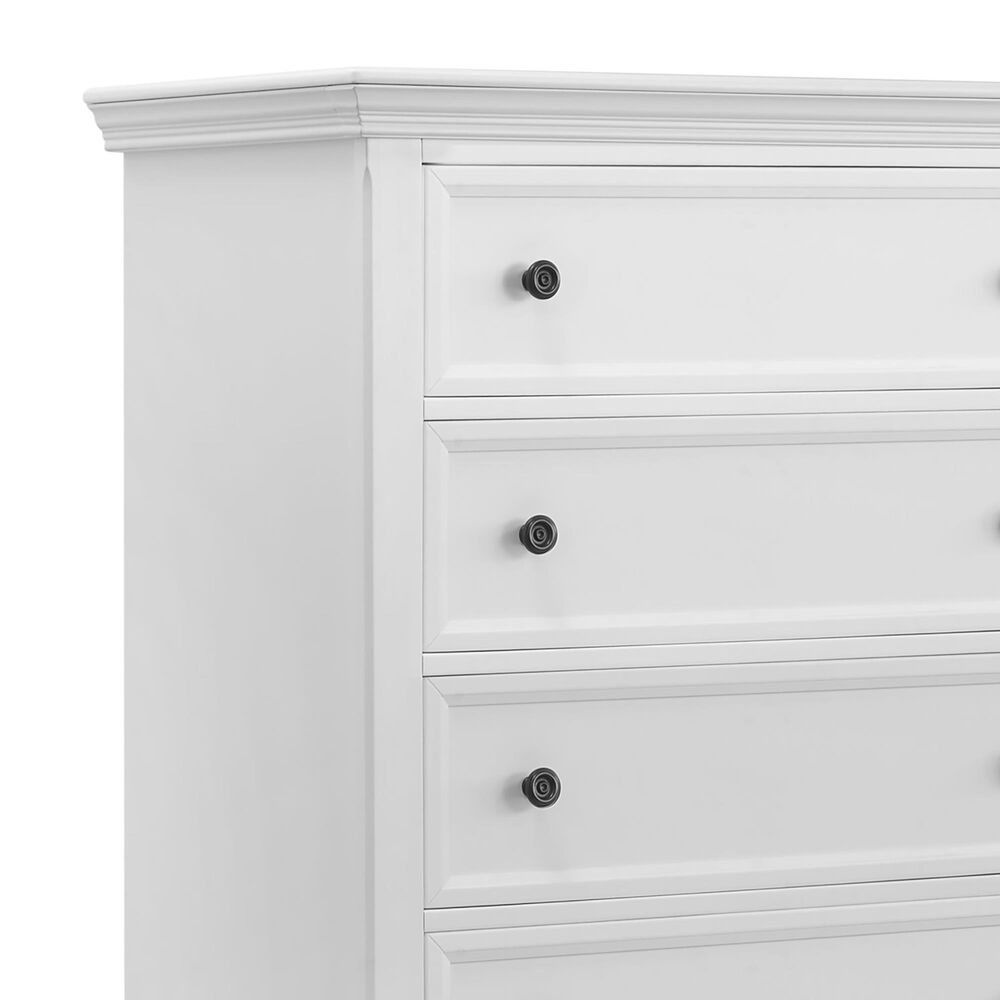 Sorelle Portico 5-Drawer Chest in White, , large
