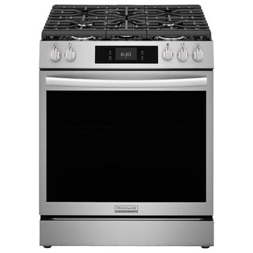Frigidaire Gallery 30" Freestanding Gas Convection Range with Stone-Baked Pizza in Stainless Steel, , large