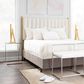 Lumisource Zenn End Table in Stainless Steel and Clear, , large