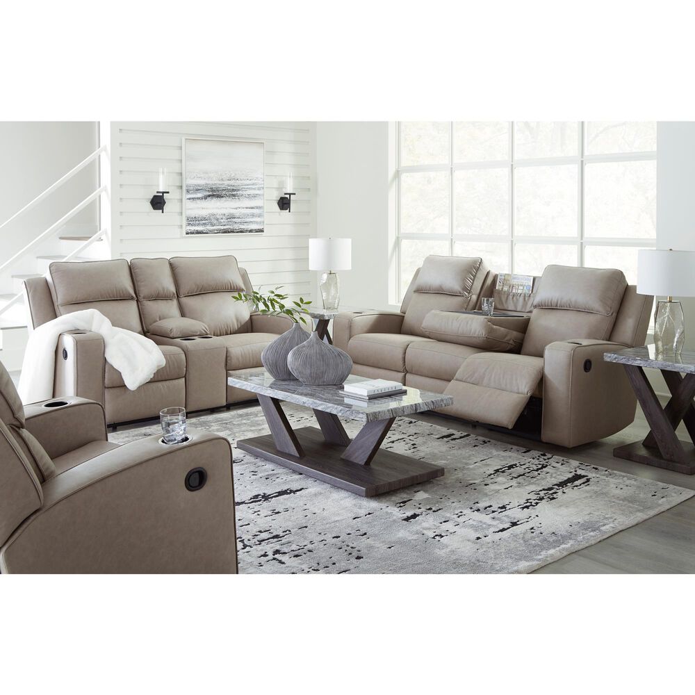 Ashley Lavenhorne Manual Sofa in Pebble, , large