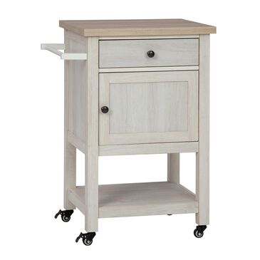 Signature Design by Ashley Boderidge Kitchen Cart in White, , large
