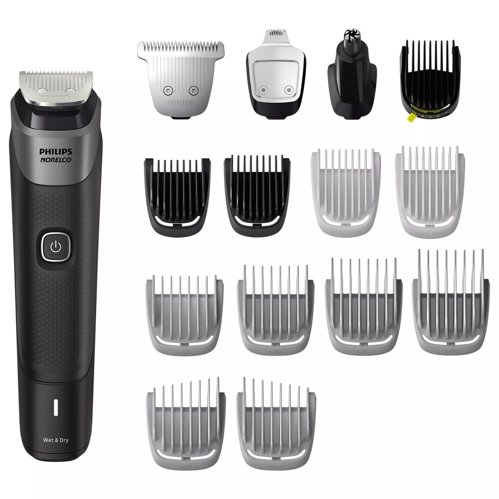Norelco Multigroom Series 5000 18-Piece All-in-One Trimmer in Black, , large