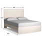 Ashley Stelsie Queen Panel Bed in White, , large