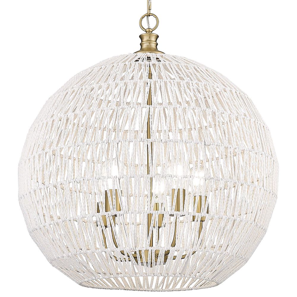 Golden Lighting Florence 5-Light Pendant in Brushed Champagne Bronze, , large