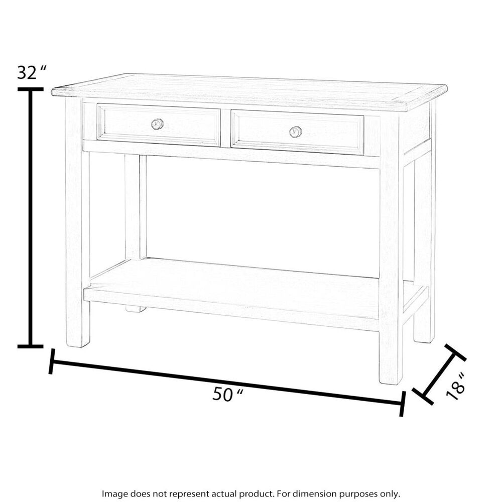 Waltham Pinnacle Sofa Table in Gray, , large