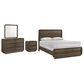 Crown Mark Kinkaid 4 Piece Queen Bedroom Set in Brown, , large