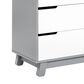 Babyletto Hudson 2 Piece Nursery Set in Grey and White, , large