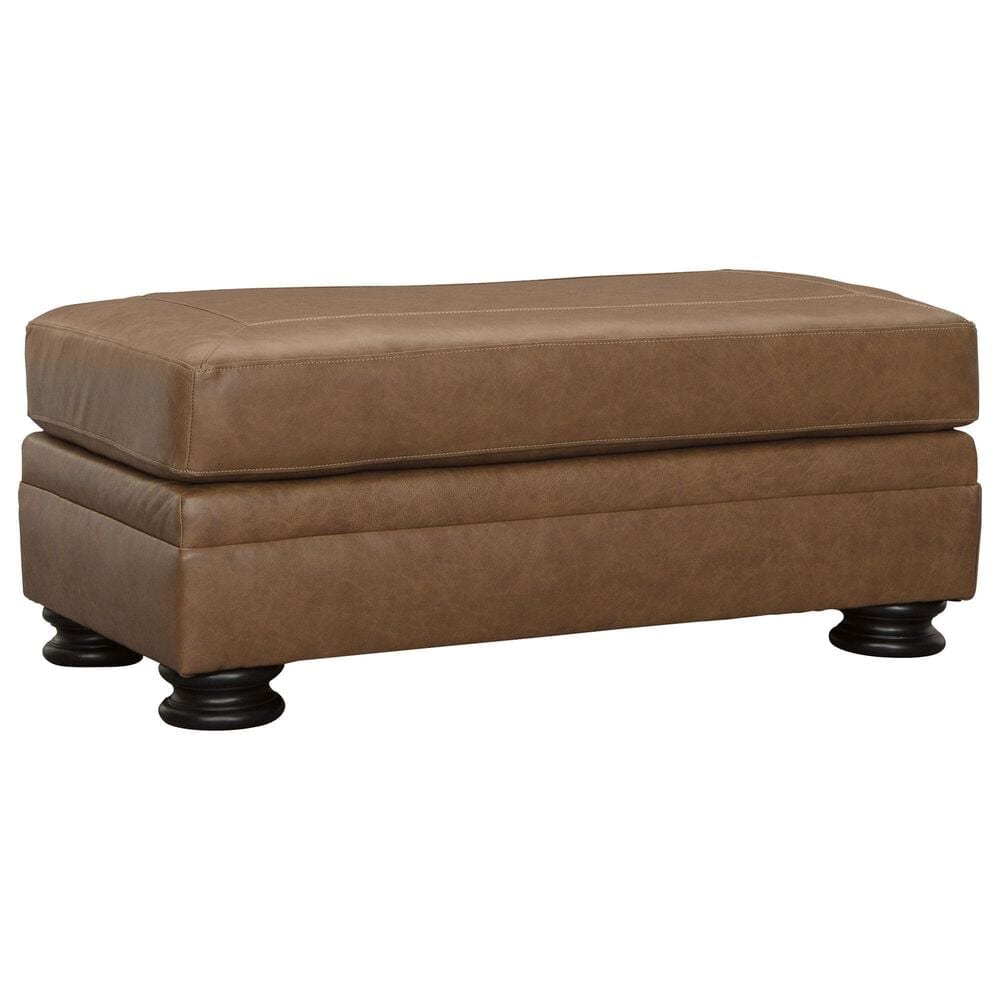 Ashley Carianna Ottoman in Caramel, , large