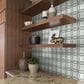 Shaw Revival Isabella Opal 8" x 8" Porcelain Tile, , large