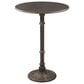 Coaster Oswego Round Bar Table in Dark Russet and Antique Bronze - Table Only, , large