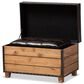 Baxton Studio Marelli 2-Piece Storage Ottoman Set in Dark Brown, , large