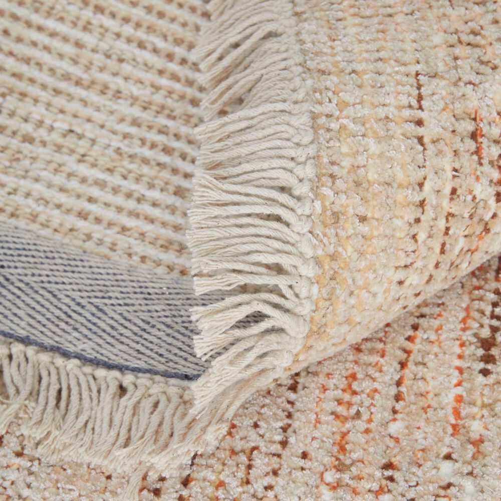 Feizy Caldwell 3&#39;6&quot; x 5&#39;6&quot; Orange and Ivory Area Rug, , large