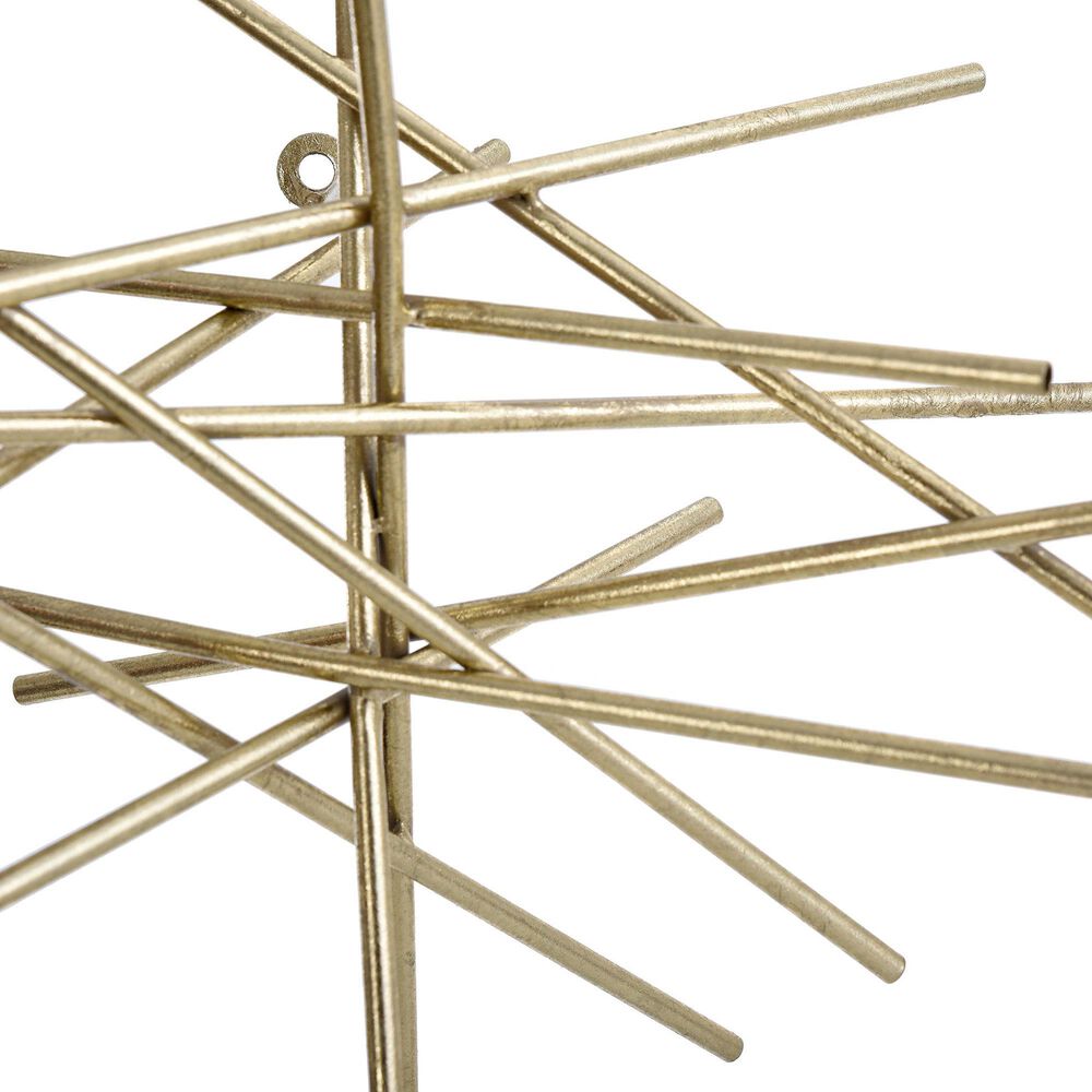 Flair Industries 20&quot; x 20&quot; Triton Metal Wall Sculpture in Gold, , large