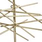 Flair Industries 20" x 20" Triton Metal Wall Sculpture in Gold, , large