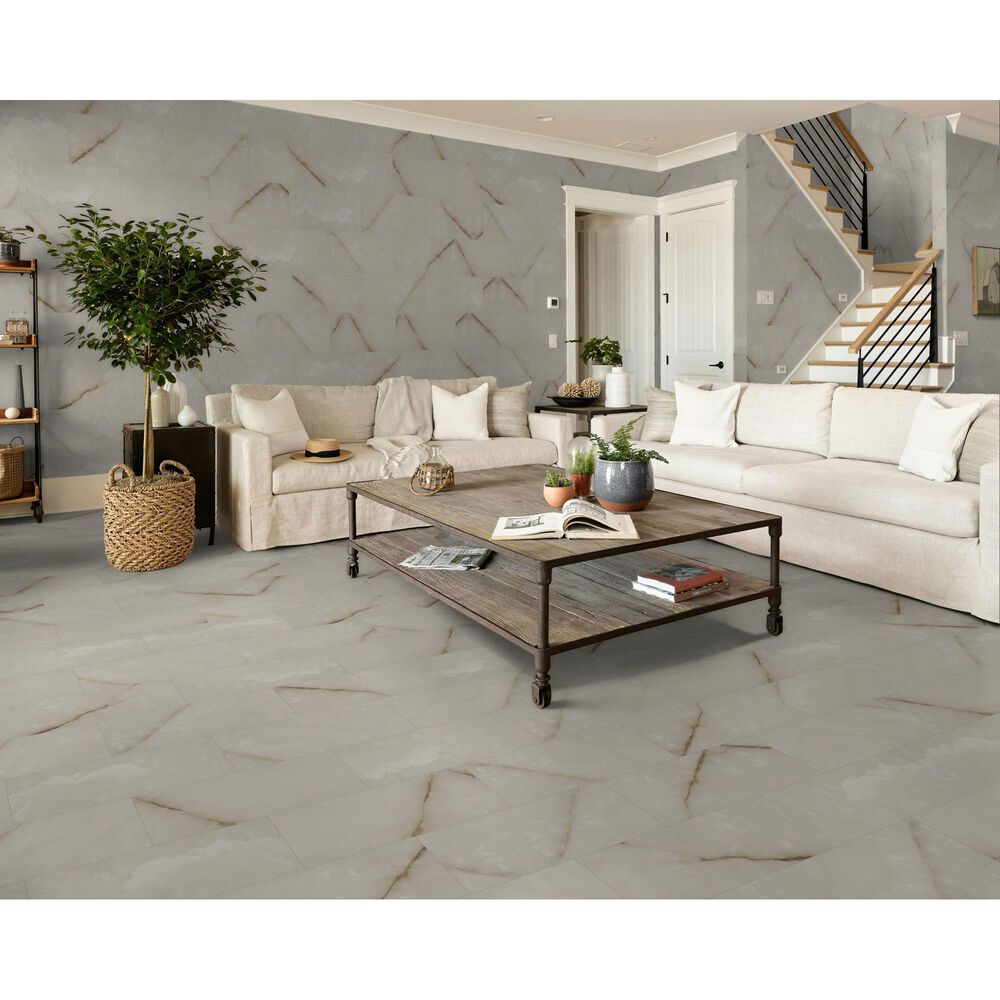 Shaw Astoria Chiffon 12" x 24" Matte Porcelain Tile, , large