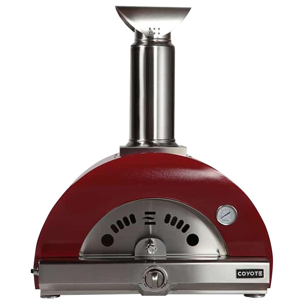 Coyote Outdoor 30" Hybrid Liquid Propane Pizza Oven in Red, , large