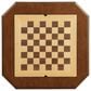 HOMLUX Bishop 2-Drawer Game Table in Cherry, , large