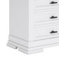 Ashley Ashbryn King Storage Bed and Two Nightstands in White and Oak, , large