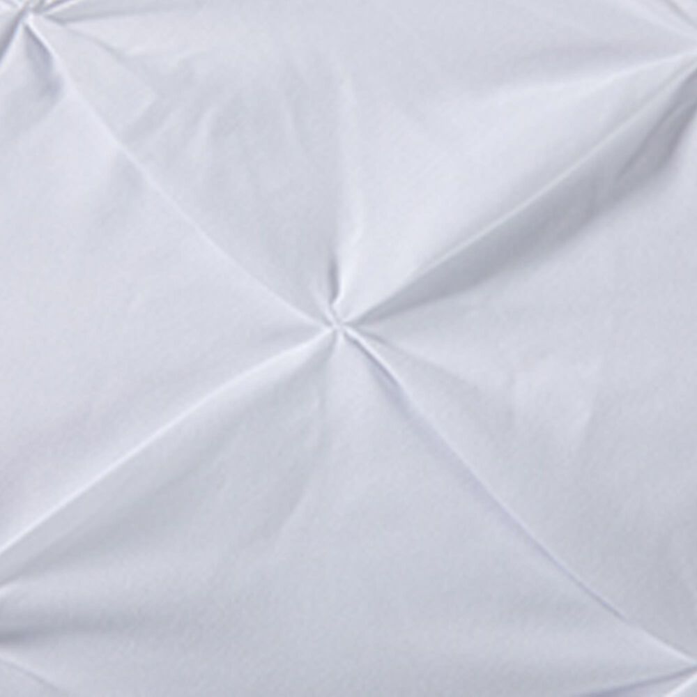 Jiangsu Royal Home 3-Piece Full/Queen Pintucked Comforter Set in White, , large