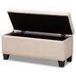 Baxton Studio Fera Storage Ottoman in Beige, , large