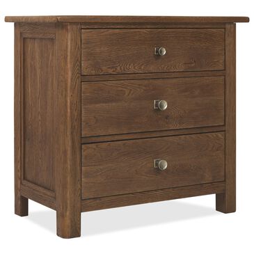 Hooker Furniture Driftwood 3-Drawer Nightstand in Worn Saddle, , large