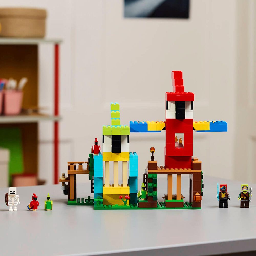 LEGO Minecraft The Parrot Houses Building Set in Multicolor, , large