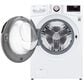 LG 4.5 Cu. Ft. Front Load Washer and 7.4 Cu. Ft. Electric Dryer with TurboWash 360 Laundry Pair in White, , large