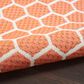 Nourison Twist Reversible 9" x 12" Coral Indoor/Outdoor Area Rug, , large