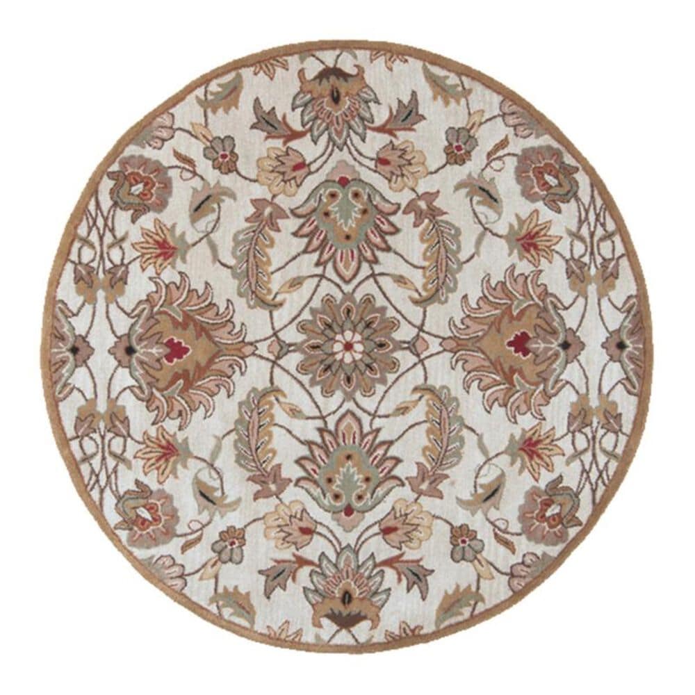 Surya Caesar CAE-1029 6" Round Blush, Camel and Taupe Area Rug, , large