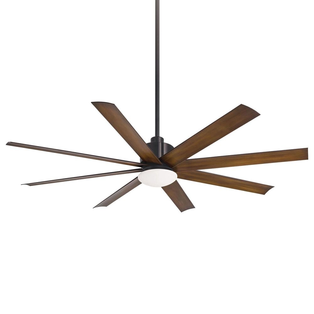 Minka-Aire Slipstream 65" Indoor/Outdoor Ceiling Fan with LED Light in Coal, , large