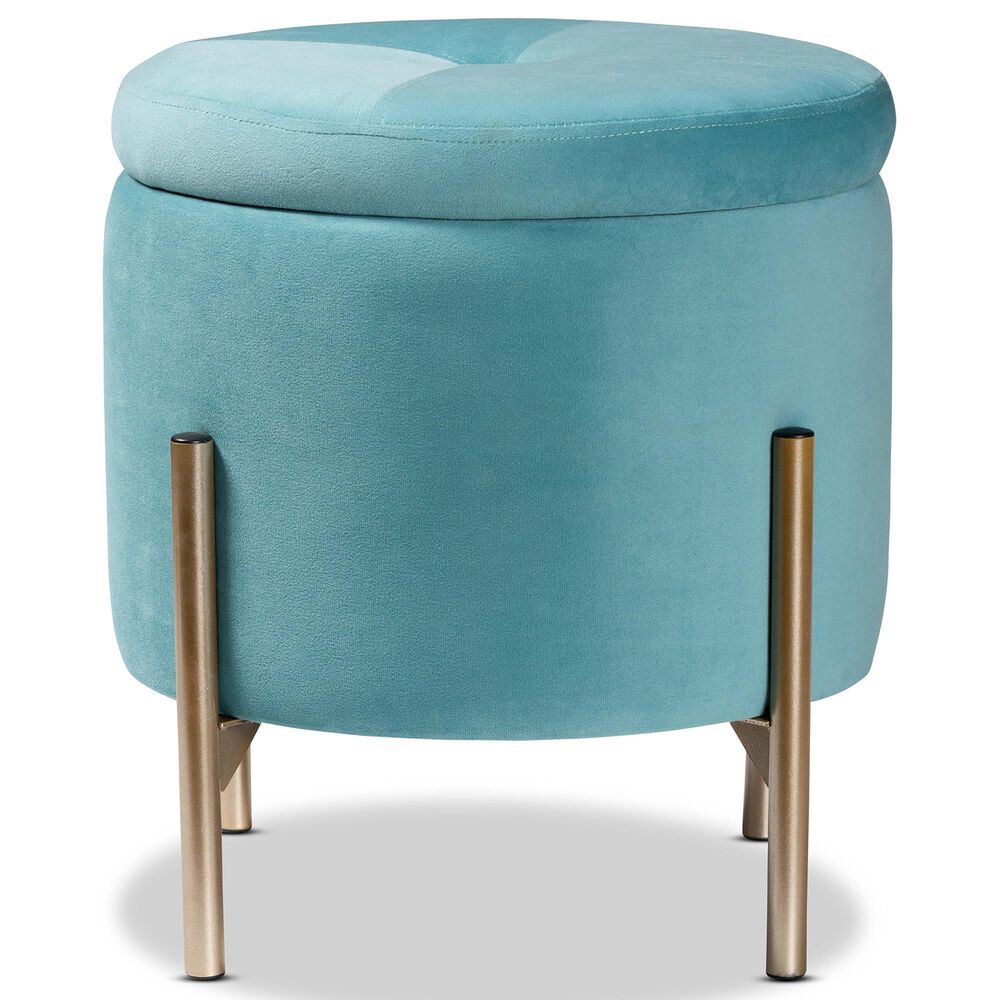 Baxton Studio Malina Storage Ottoman in Sky Blue, , large