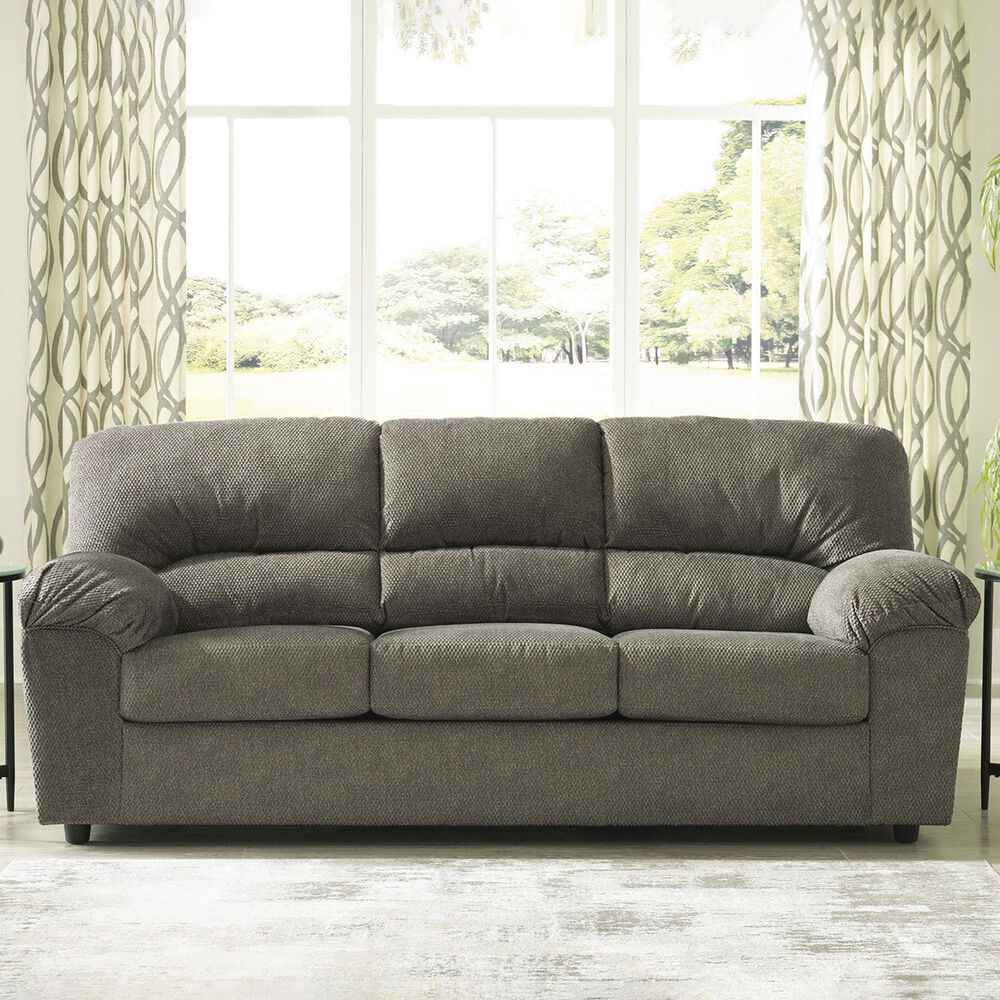 Ashley Norlou Stationary Sofa in Flannel, , large