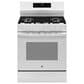 GE Appliances 2-Piece Kitchen Packages with 30" Freestanding Gas Range and 1.9 Cu. Ft. Over-the-Range Microwave Oven in White, , large