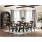 Ashley Greddinton Display Cabinet in Black and Medium Brown, , large