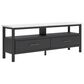 Ashley Cadmori 71" Extra Large TV Stand in Black and White, , large