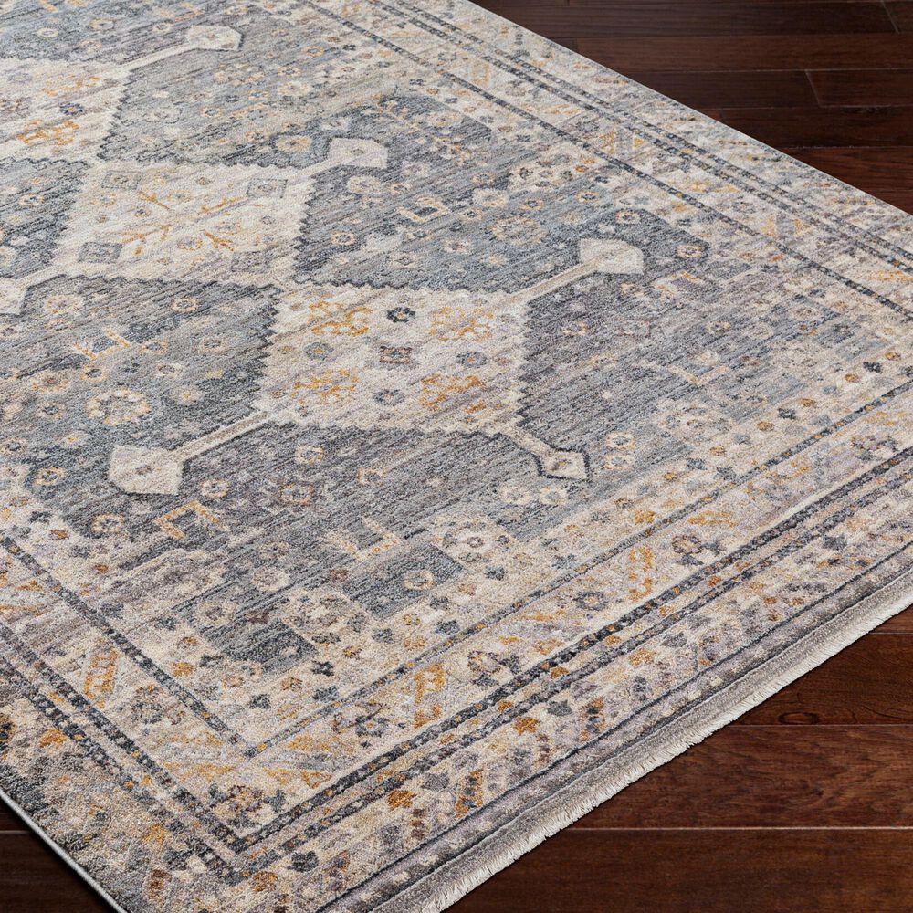 Surya Aida 2&#39;7&quot; x 4&#39;11&quot; Medium Gray, Gray, Beige, Charcoal and Tan Area Rug, , large