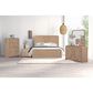 Furniture of America Tangentry Queen Panel Bed in Natural, , large